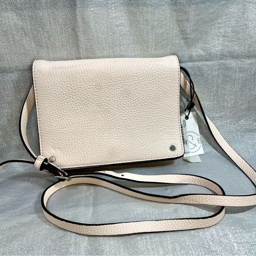 Treasure & Bond Crossbody Pink Leather Purse
